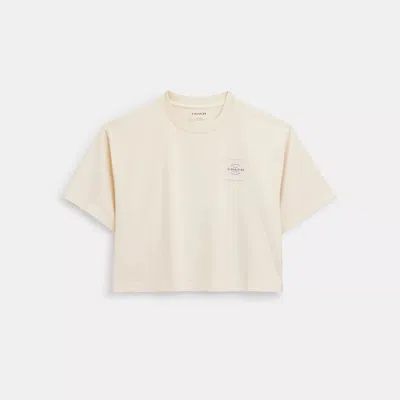 COACH OUTLET GARMENT DYE CROPPED T SHIRT