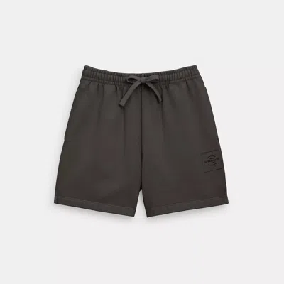 Coach Outlet Garment Dye Track Shorts In Smoke