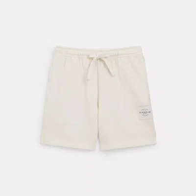 Coach Outlet Garment Dye Track Shorts In White