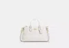 Coach Outlet Georgia Satchel Bag In Signature Canvas In White