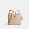 Coach Outlet Hadley Convertible Crossbody Bag With Signature Canvas In Beige