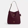Coach Outlet Hadley Large Shoulder Bag In Purple