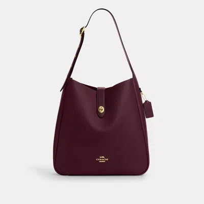Coach Outlet Hadley Large Shoulder Bag In Purple