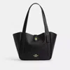 Coach Outlet Hadley Turnlock Tote Bag In Black