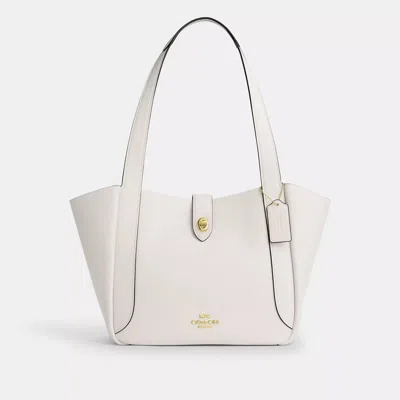 Coach Outlet Hadley Turnlock Tote Bag In Gold