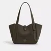 Coach Outlet Hadley Turnlock Tote Bag In Green