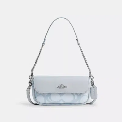 Coach Outlet Hailey Flap Bag In Sketch Signature Canvas In Multi