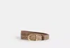Coach Outlet Harness Buckle Cut To Size Reversible Belt, 25 Mm In Brown