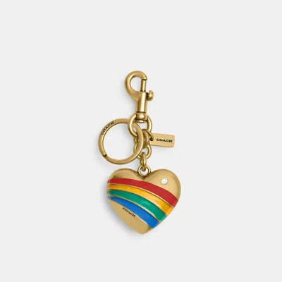 Coach Outlet Heart Bag Charm