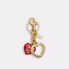 Coach Outlet Heart Bag Charm In Red