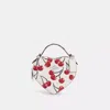 Coach Outlet Heart Crossbody Bag With Cherry Print In Multi