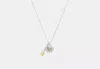 Coach Outlet Hearts And Stars Pendant Necklace In Yellow