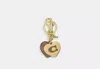 Coach Outlet Hearts Key Ring In Signature Canvas In Brown