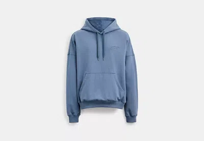 Coach Outlet Hoodie With Signature Hood In Blue