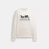 COACH OUTLET HORSE AND CARRIAGE CREWNECK SWEATSHIRT