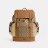 COACH OUTLET HUDSON BACKPACK IN COLORBLOCK SIGNATURE CANVAS