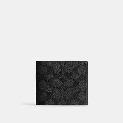 COACH OUTLET ID BILLFOLD WALLET IN SIGNATURE CANVAS