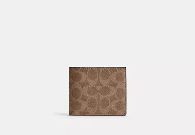 Coach Outlet Id Billfold Wallet In Signature Canvas In Multi