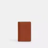 Coach Outlet Id Card Wallet In Brown