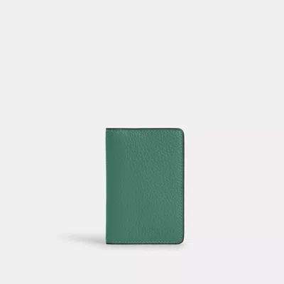 Coach Outlet Id Wallet In Colorblock In Green