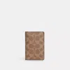 Coach Outlet Id Wallet In Signature Canvas In Multi