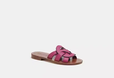 Coach Outlet Issa Sandal In Purple