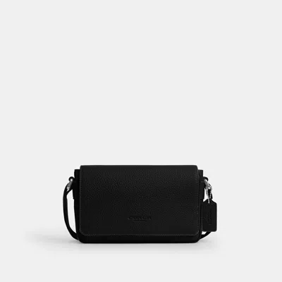 Coach Outlet Jack Small Flap Crossbody Bag In Silver