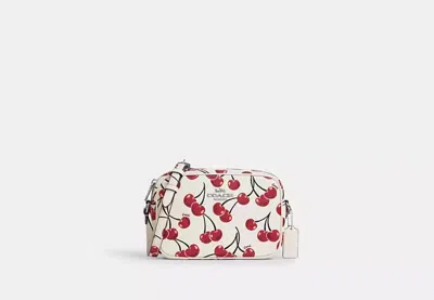 Coach Outlet Jamie Camera Bag With Cherry Print In White/multi