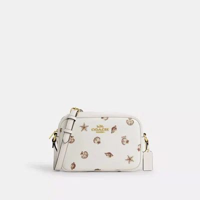 Coach Outlet Jamie Camera Bag With Shell Print In White