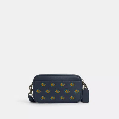 Coach Outlet Jayden Crossbody With Fish Print In Blue