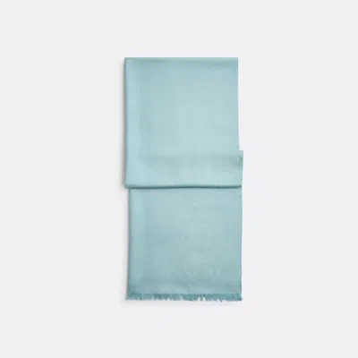 Coach Outlet Jumbo Horse And Carriage Wrap In Blue