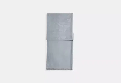 Coach Outlet Jumbo Horse And Carriage Wrap In Grey