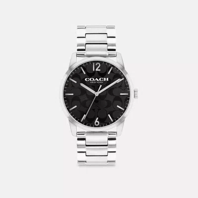 Coach Outlet Keane Watch, 39 Mm In Silver