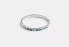 Coach Outlet Kissing Signature Enamel Hinged Bangle In Blue