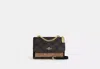Coach Outlet Klare Crossbody Bag In Blocked Signature Canvas In Brown