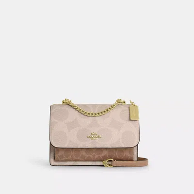 Coach Outlet Klare Crossbody Bag In Blocked Signature Canvas In Multi