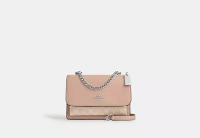 Coach Outlet Klare Crossbody Bag In Signature Canvas In Beige