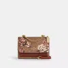 Coach Outlet Klare Crossbody Bag In Signature Canvas With Rose Print In Multi