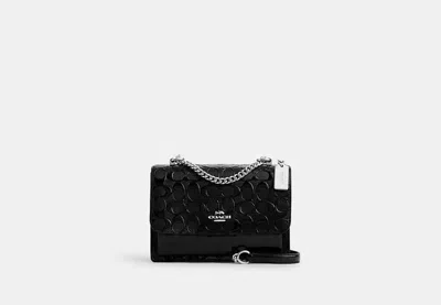 Coach Outlet Klare Crossbody Bag In Signature Leather In Black