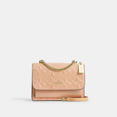 Coach Outlet Klare Crossbody Bag In Signature Leather In Nude
