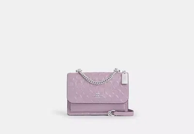Coach Outlet Klare Crossbody Bag In Signature Leather In Purple
