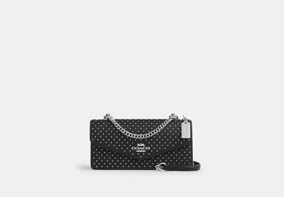 Coach Outlet Klare Envelope Crossbody Bag With Rivets In Black