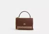 Coach Outlet Klare Top Handle Bag In Signature Canvas In Brown