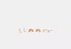 COACH OUTLET L INITIAL STUD EARRINGS SET