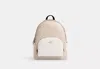 Coach Outlet Court Backpack In Signature Canvas In Beige