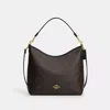 Coach Outlet Laurel Large Shoulder Bag In Signature Canvas In Multi