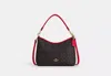 Coach Outlet Laurel Shoulder Bag In Signature Canvas In Brown