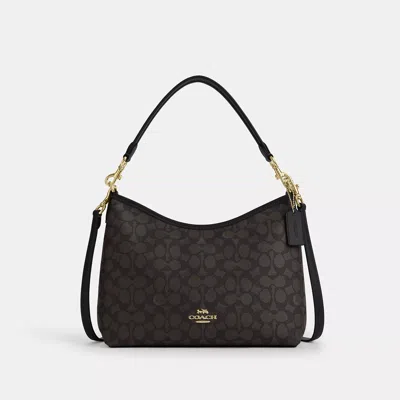 Coach Outlet Laurel Shoulder Bag In Signature Canvas In Multi