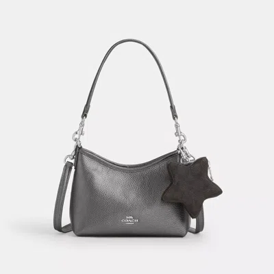 Coach Outlet Laurel Small Shoulder Bag With Star Charm In Silver