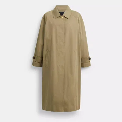 Coach Outlet Lightweight Trench Coat In Yellow